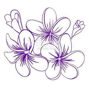 More often men decide to get a tattoo in order to give a full play to their. Image result for Plumeria Outline Clip Art | Flower line ...