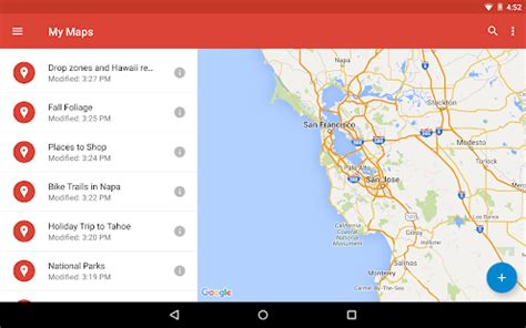 The menu button is three stacked horizontal lines. Google My Maps - Apps on Google Play