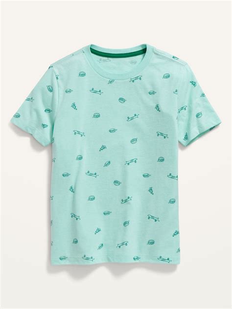 Softest Printed Crew Neck T Shirt For Boys Old Navy