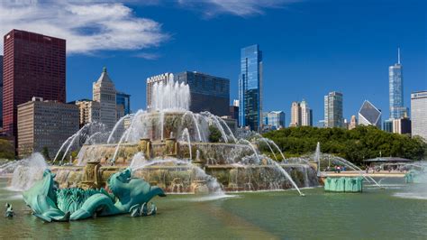 Photography Chicago Landmark Buckingham Fountain Ditigal Download Art