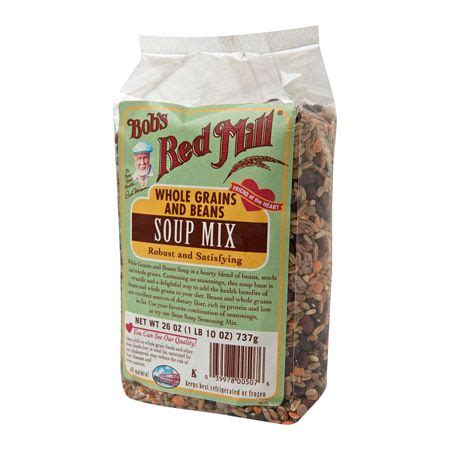 Bought this mix and read the ingredients. Whole Grains & Beans Soup Mix :: Bob's Red Mill Natural ...