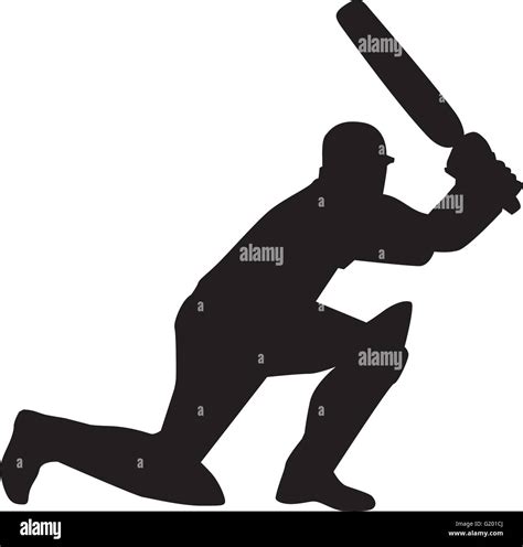 Cricketer Silhouette Hi Res Stock Photography And Images Alamy