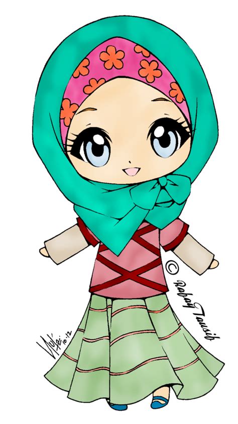 47 Gambar Animasi Hijab Png Koleksi Baru