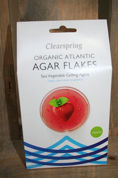Clearspring Organic Atlantic Agar Flakes Vegan Gelling Agent 30g