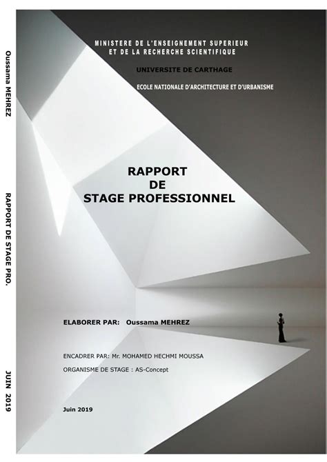 Page De Garde Rapport De Stage Page De Garde Page De Garde M 233 Moire