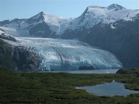 Portage Glacier Near Anchorage Landscape Natural Landmarks Alaska