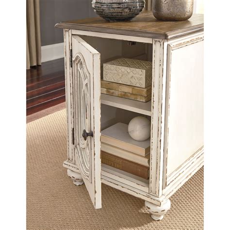 Realyn coffee table with 2 end tables. Signature Design by Ashley Realyn T743-7 Two-Tone ...