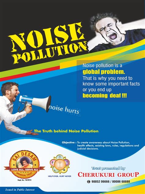 Noise Pollution English Brochure Nuisance Noise