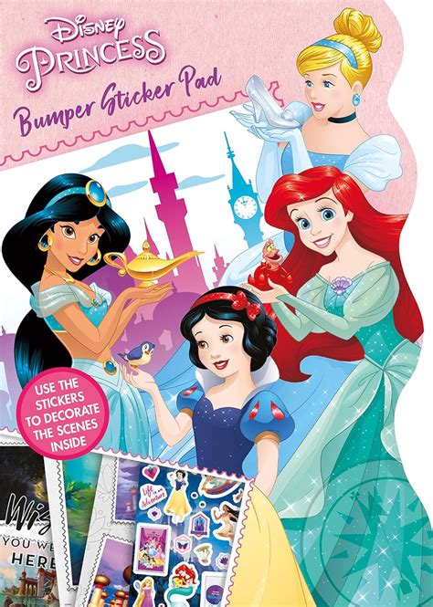 Disney Princess Bumper Sticker Pad Amazing Princess Sticker Book For