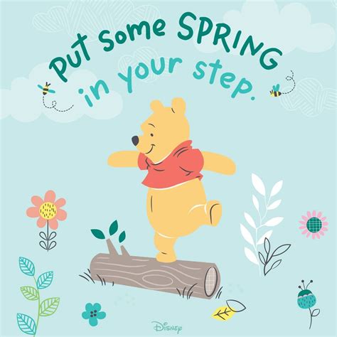Winnie The Pooh Put Some Spring In Your Step Winnie The Pooh