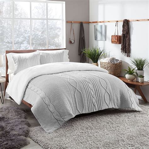 Ugg Sloanne Reversible Duvet Cover Set Bed Bath And Beyond Comforter