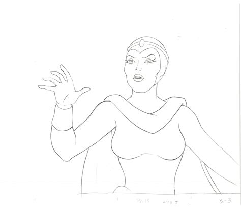 Shera Princess Of Power Original Production Pencil Animation Cel