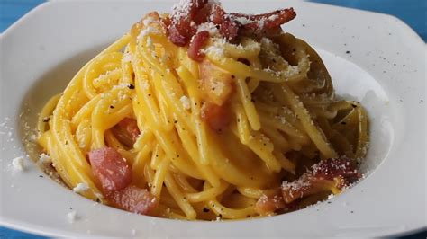 Carbonara Authentic Recipe Ricetta Originale Youtube