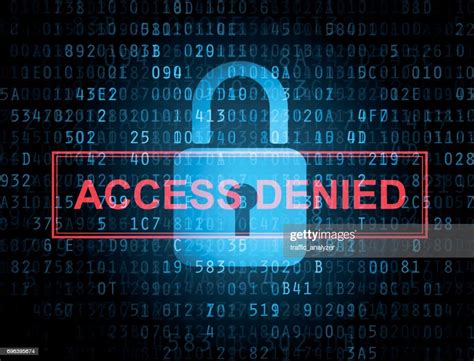 Abstract Code Background Access Denied High-Res Vector Graphic - Getty ...