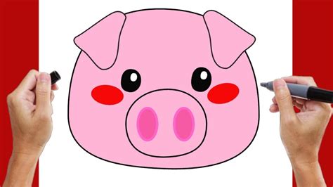 Como Desenhar Um Porco Rosto YouTube