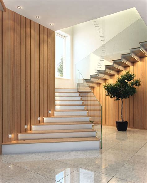 22 Sleek Glass Railings For The Stairs Home Design Lover