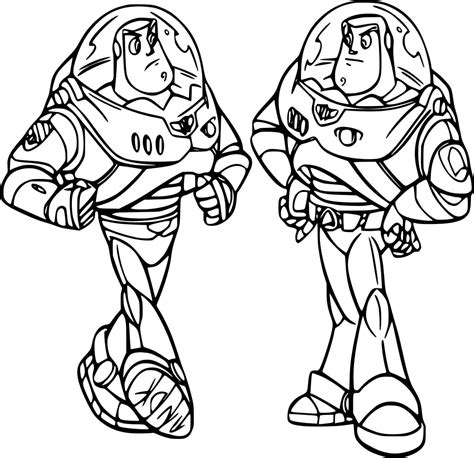 Toy Story 2 Two Buzz Lightyear coloring page - Download, Print or Color