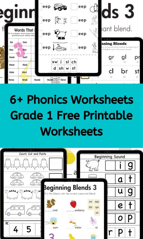 Free Printable Grade Phonics Worksheets Free Printable Free Printable Grade Phonics