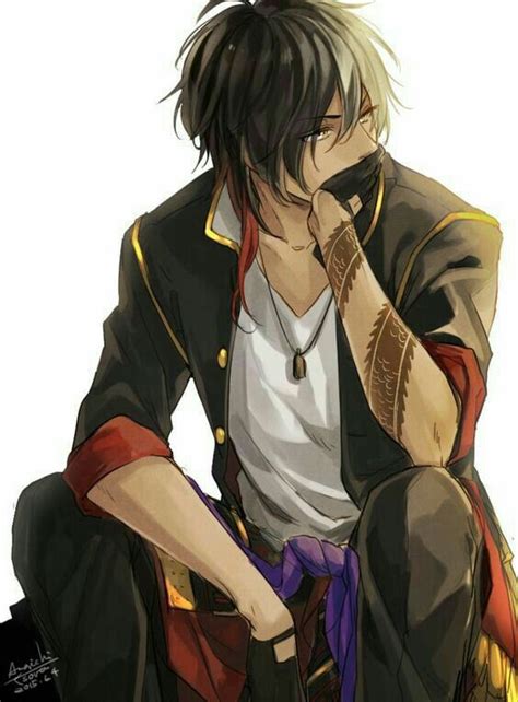 Check spelling or type a new query. Anime boy, black hair, tattoos, cool, gloves; Anime Guys ...