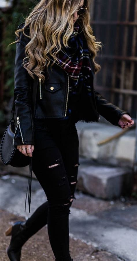 Cute All Black Winter Outfits Black On Black Outfit Ideas Black