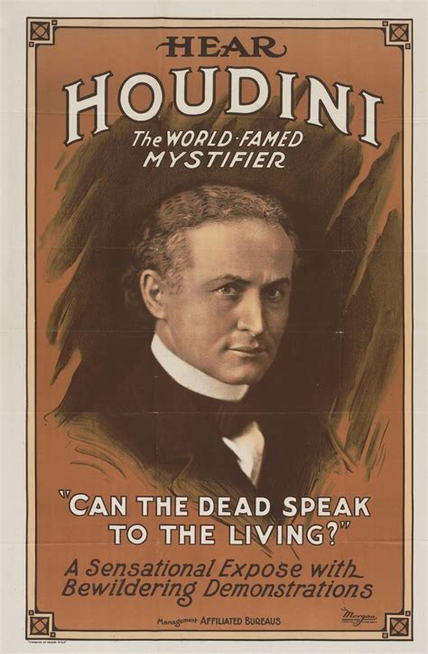 Vintage Advertising Poster Magicians Harry Houdini Houdini Poster