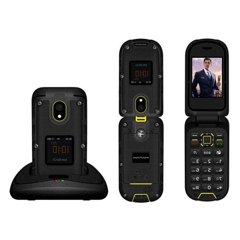 M838 Three Prevention Flip Phone Rugged Waterproof Dual Display
