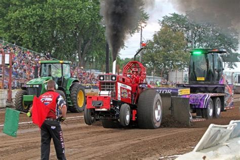 badger state tractor pull introduces new 2wd truck class and action on the big screen tractor