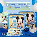 Mickey First Birthday Supplies Images