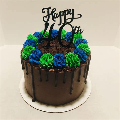 Chocolate Birthday Drip Cake Intensive Cake Unit