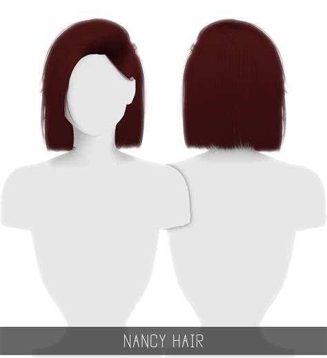 Simpliciaty Nancy Hair ~ Sims 4 Hairs