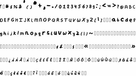 Similar free fonts for messy handwriting font ttf (400). My Messy Handwriting free Font in ttf format for free ...