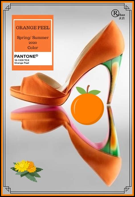 Orange Peel Pantone Spring Summer 2020 Color By Reyhan Sd