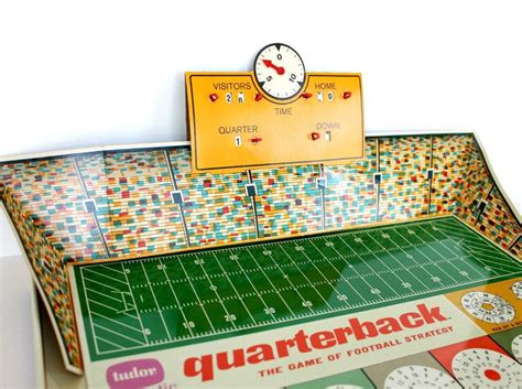 Sale Price Vintage Tin Football Game Tudor Magnetic Quarterback