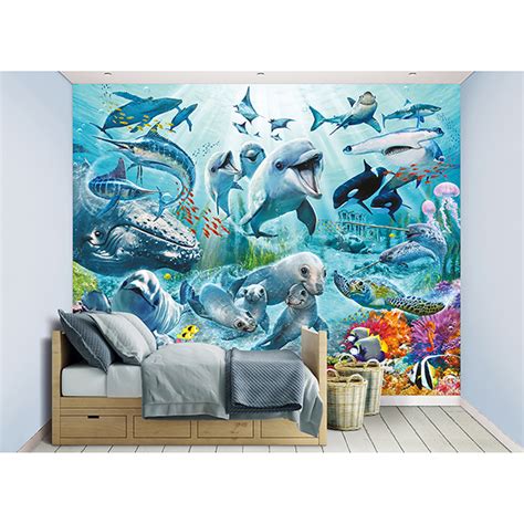 Wt46498 Under The Sea Wall Mural By Walltastic