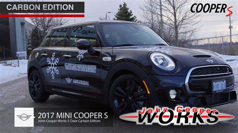 New 2017 Mini Cooper S Jcw Carbon Edition Driving Youtube
