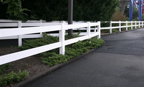 2 Rail Vinyl Fence Post And Rail Fence Superior Plastic Products