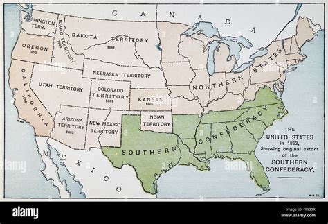 Collectables And Art Antiques Us Confederate States 1862 Al Map