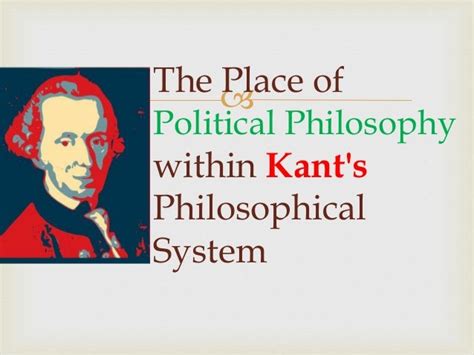 Immanuel Kant On Political Philosophy