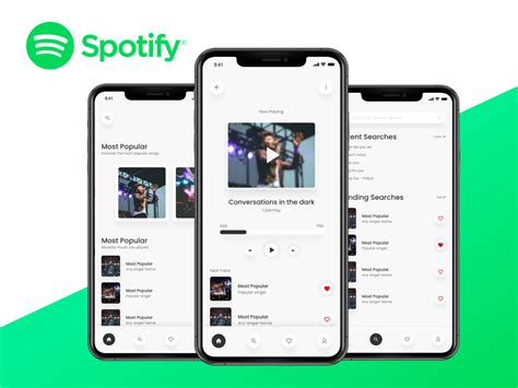 Spotify Music App Uplabs