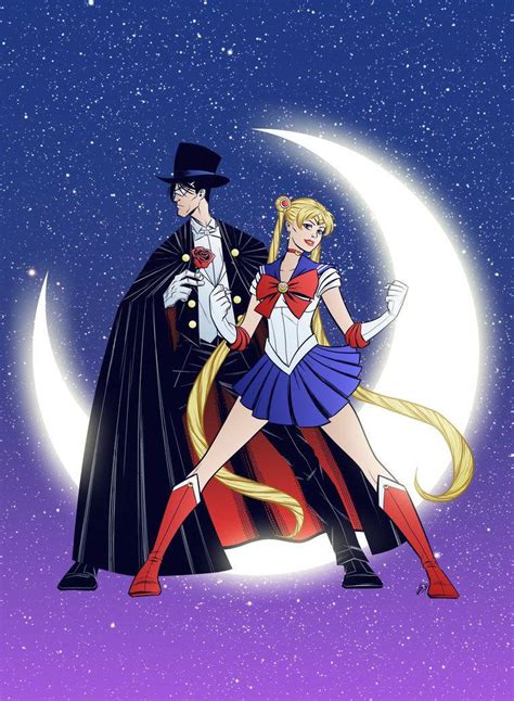 Guardians imbued with magic powers to defend the earth against evil. Sailor Moon And Tuxedo Mask Wallpapers - Wallpaper Cave