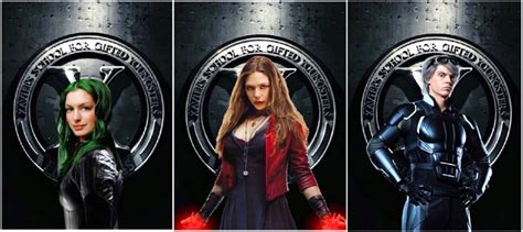 Poster Edit Of Magnetos Children Polaris Scarlet Witch