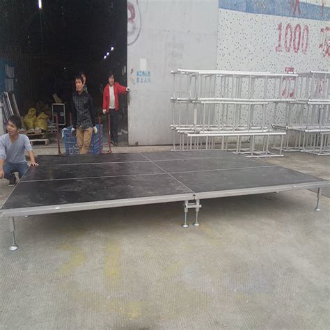 Outdoor Simple Movable Stage Aluminum Stage Truss For Event Bleacher