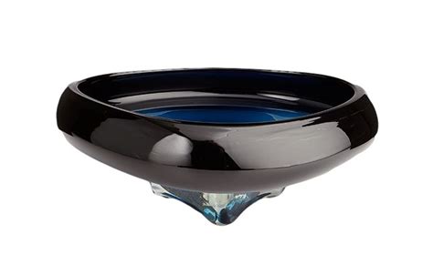 Maybe you would like to learn more about one of these? Navy Blue Angular Glass Bowl 17.5x8h CD7813 | Glass, Glass ...