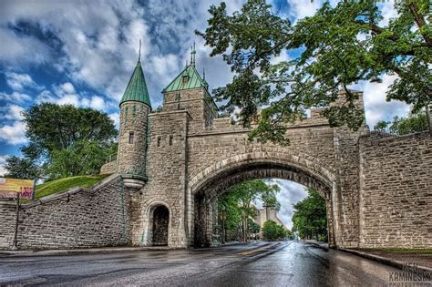 Located In Canada The Ramparts Of Quebec City Are The Only Remaining Fortified City Walls In