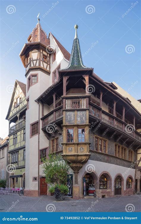 The Pfister House In Colmar Editorial Photography Image Of Balcony