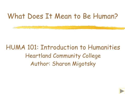 Ppt What Does It Mean To Be Human Powerpoint Presentation Free Download Id3522490