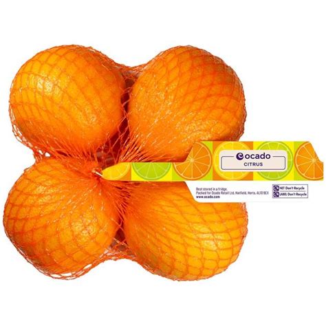 Ocado Large Seedless Oranges 4 Per Pack From Ocado