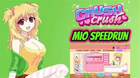 Crush Crush Mio Speedrun Wr Youtube