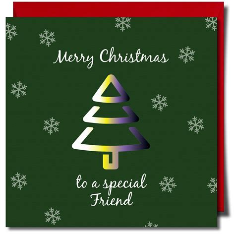 Merry Christmas Special Friend Non Binary Greeting Card