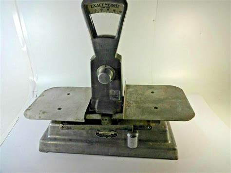 Vintage The Exact Weight Scale Co Manual Balance Scale Model Type